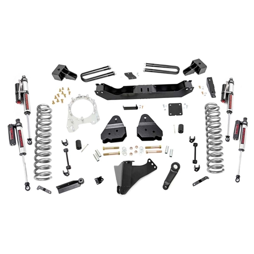 Rough Country 4.5in Vertex Reservoir Lift Kit - Front and Rear - Ford F-350 Super Duty 4WD Dually