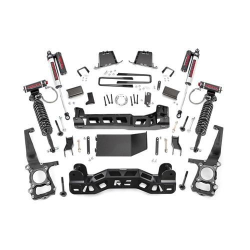Rough Country 6in Vertex Coilovers Lift Kit - Front and Rear - Ford F-150