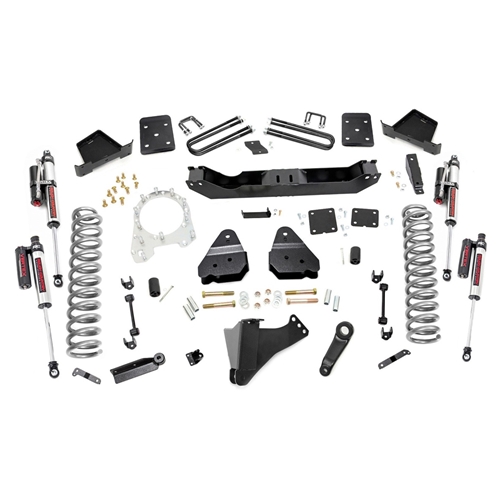Rough Country 4.5in Vertex Reservoir Lift Kit - Front and Rear - Ford F-250/F-350 Super Duty 4WD Non-Gasoline