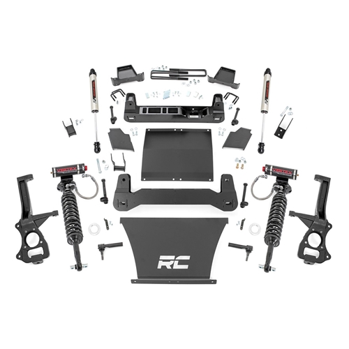 Rough Country 4in Vertex Coilovers Lift Kit - Front and Rear - Silverado/Sierra 1500 Trail Boss/AT4