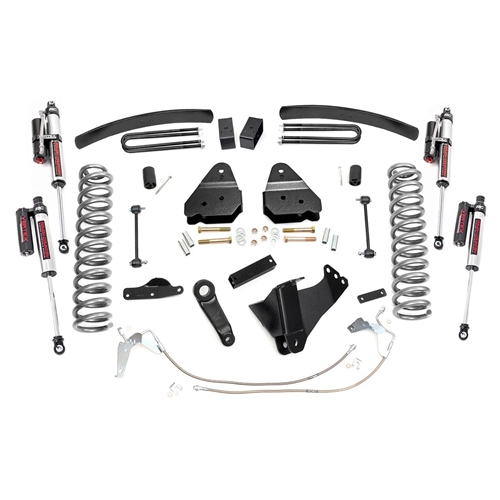 Rough Country 4.5in Vertex Reservoir Lift Kit Front Spacer - Front and Rear - Ford F-250/F-350 Super Duty