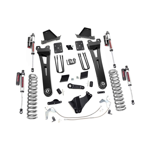 Rough Country 6in Vertex Reservoir Lift Kit - Front and Rear - Ford F-250 Super Duty 4WD Non-Gasoline