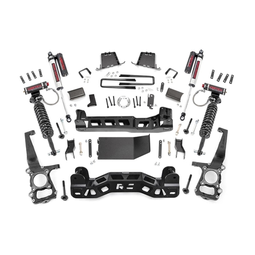 Rough Country 6in Vertex Coilovers Lift Kit - Front and Rear - Ford F-150 4WD (2014)