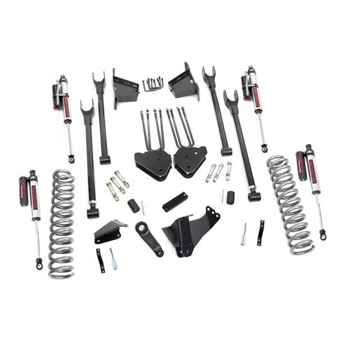 Rough Country 8in Vertex Reservoir Lift Kit Front Spacer - Front and Rear - Ford F-250/F-350 Super Duty