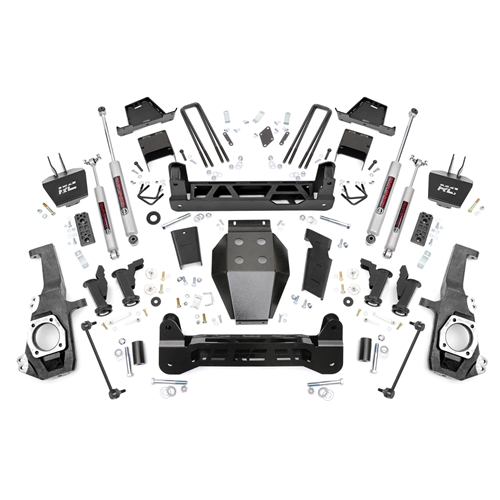 Rough Country 7in Lift Kit - Front and Rear - Silverado/Sierra 2500/3500 HD