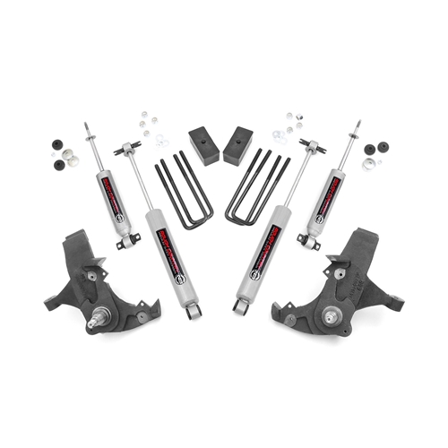 Rough Country 4in Lift Kit - Front and Rear - Chevrolet/GMC 1500 Truck & SUV RWD