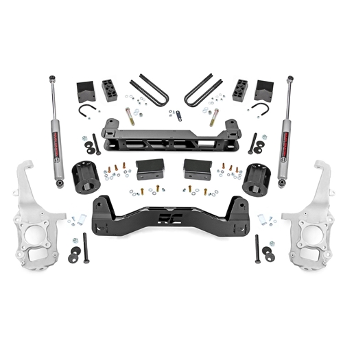 Rough Country 4in Lift Kit - Front and Rear - Ford F-150 RWD