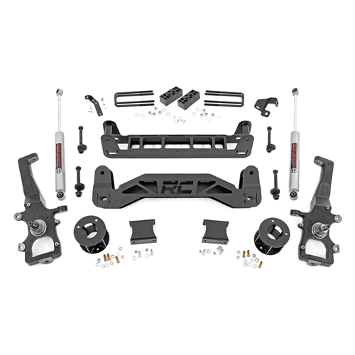 Rough Country 4in Lift Kit - Front and Rear - Ford F-150 RWD (2004-2008)