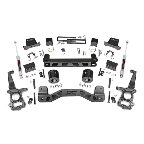 Rough Country 6in Lift Kit - Front and Rear - Ford F-150 RWD (2015-2020)