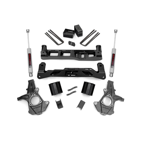 Rough Country 5in Lift Kit - Front and Rear - Silverado/Sierra 1500/LD RWD