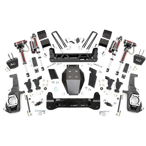 Rough Country 7.5in Vertex Reservoir Lift Kit - Front and Rear - Silverado/Sierra 2500/3500 HD Non-Dually