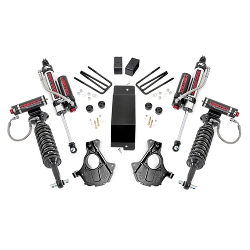 Rough Country 3.5in Vertex Coilovers Lift Kit - Front and Rear - Silverado/Sierra 1500 4WD