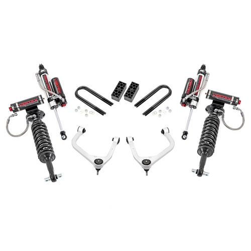 Rough Country 3.5in Vertex Coilovers Lift Kit - Front and Rear - Silverado 1500