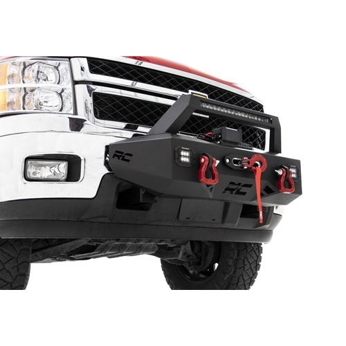Rough Country Front EXO Winch Mount Bumper - Chevrolet Silverado 2500/3500 HD