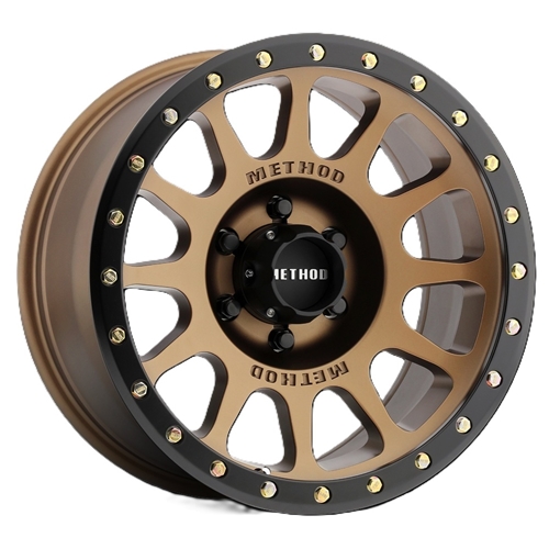 Method Wheels - 305 NV Street - METHOD BRONZE - MATTE BLACK LIP
