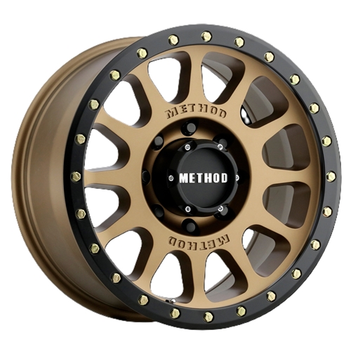 Method Wheels - 305 NV HD Street - METHOD BRONZE - MATTE BLACK LIP