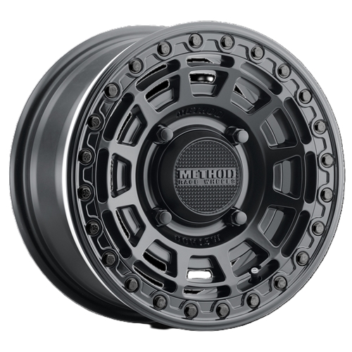 Method Wheels - 415 Beadlock UTV - MATTE BLACK - GLOSS BLACK RING