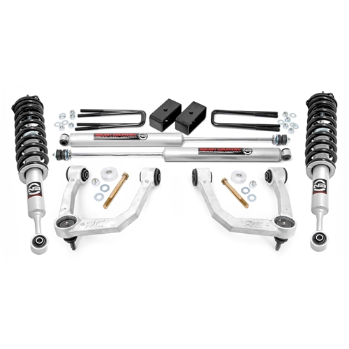 Rough Country 3in Lift Kit - Front and Rear - Toyota Hilux 4WD (2018-2020)