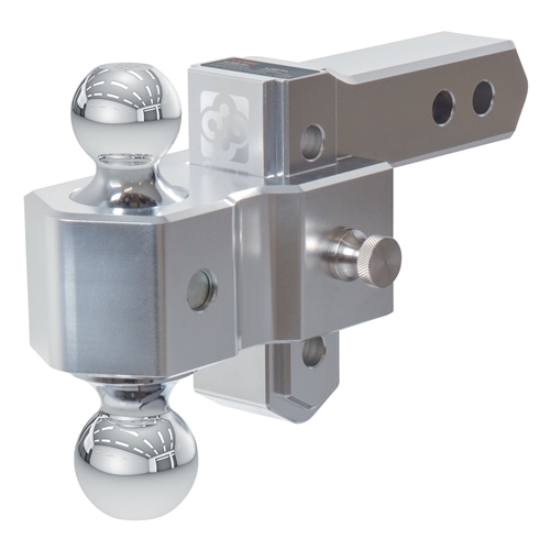 CURT Alumalite Adjustable Aluminum Ball Mounts with Dual Ball