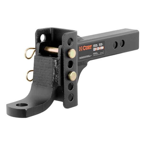 CURT Adjustable Ball Mount with 1in Ball Hole