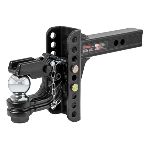 CURT Adjustable Channel Ball Mounts with Ball and Pintle