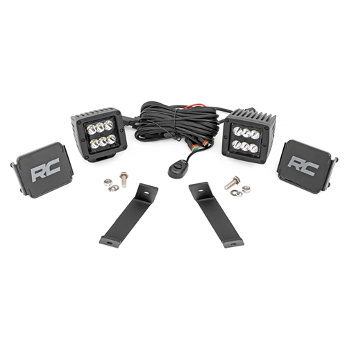 Rough Country LED Ditch Light Kit - Jeep Cherokee