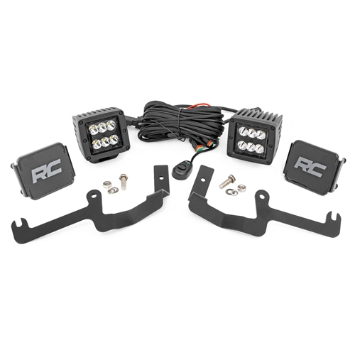 Rough Country LED Ditch Light Kit - Silverado/Sierra 1500 LTD/Limited