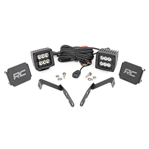 Rough Country LED Ditch Light Kit - Select Chevrolet/GMC 2007-2014