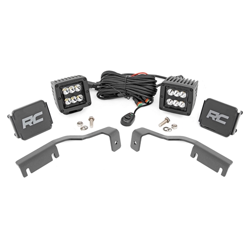 Rough Country LED Ditch Light Kit - Nissan Frontier