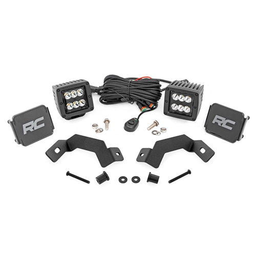 Rough Country LED Ditch Light Kit - Toyota Land Cruiser