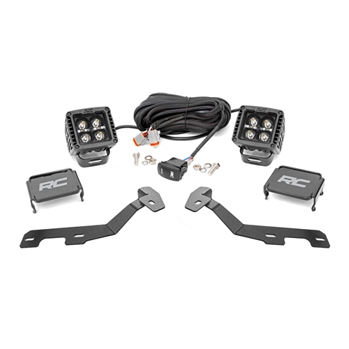 Rough Country LED Ditch Light Kit - Ram 1500 New Body Style
