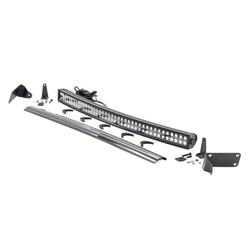 Rough Country 40in Dual Row Curved LED Bumper Mount Kit - Ram 2500/3500 4WD