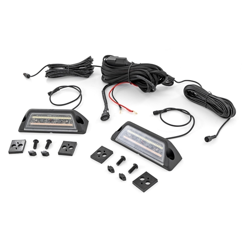 Rough Country 6in Angled LED Light Pod - White/Amber DRL