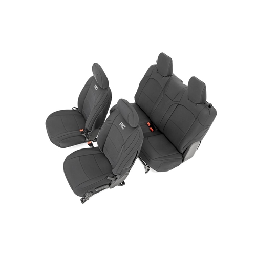 Rough Country Seat Covers - Select Jeep Wrangler JL