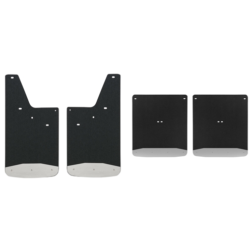 Luverne Textured Rubber 4pc Front And Rear Mud Guards Set