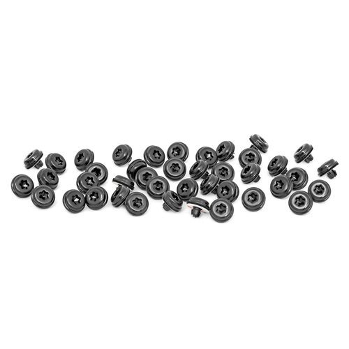 Rough Country Fender Flares Black Rivet Kit